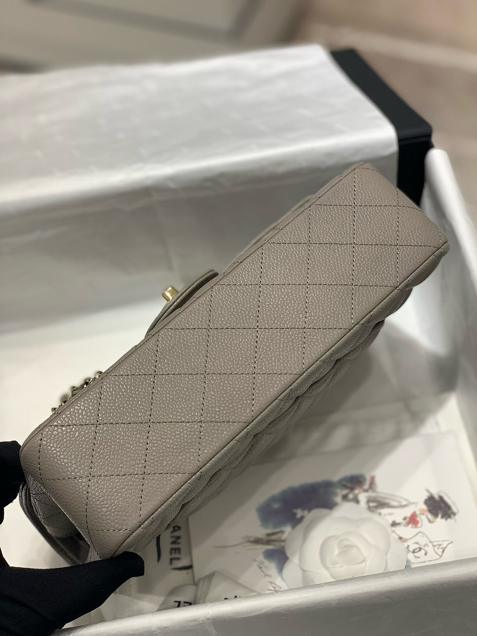 Thumbnail: CHANEL CF 25 MEDIUM CAVIAR GHW ULTIMATE BAG