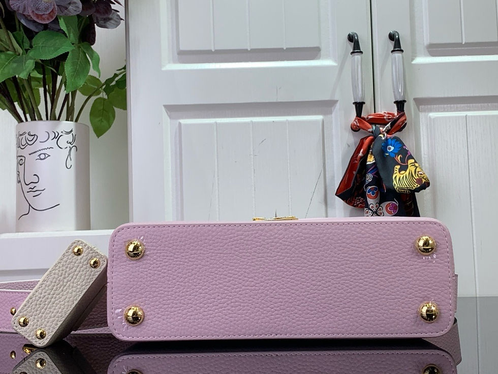 Thumbnail: LV CAPUCINES BB GUIMAUVE BAG + CAPUCINES MICRO TAUPE BAG 