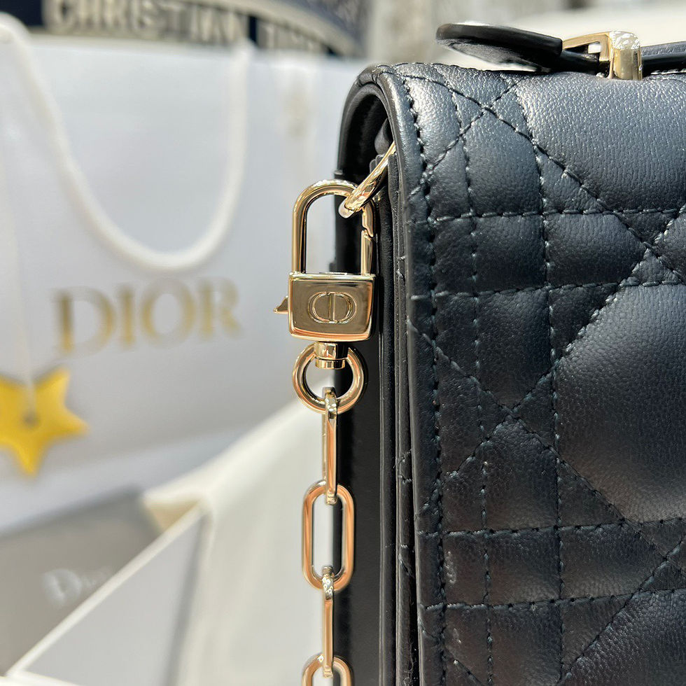 Thumbnail: DIOR TOP HANDLE CANNAGE LAMBSKIN