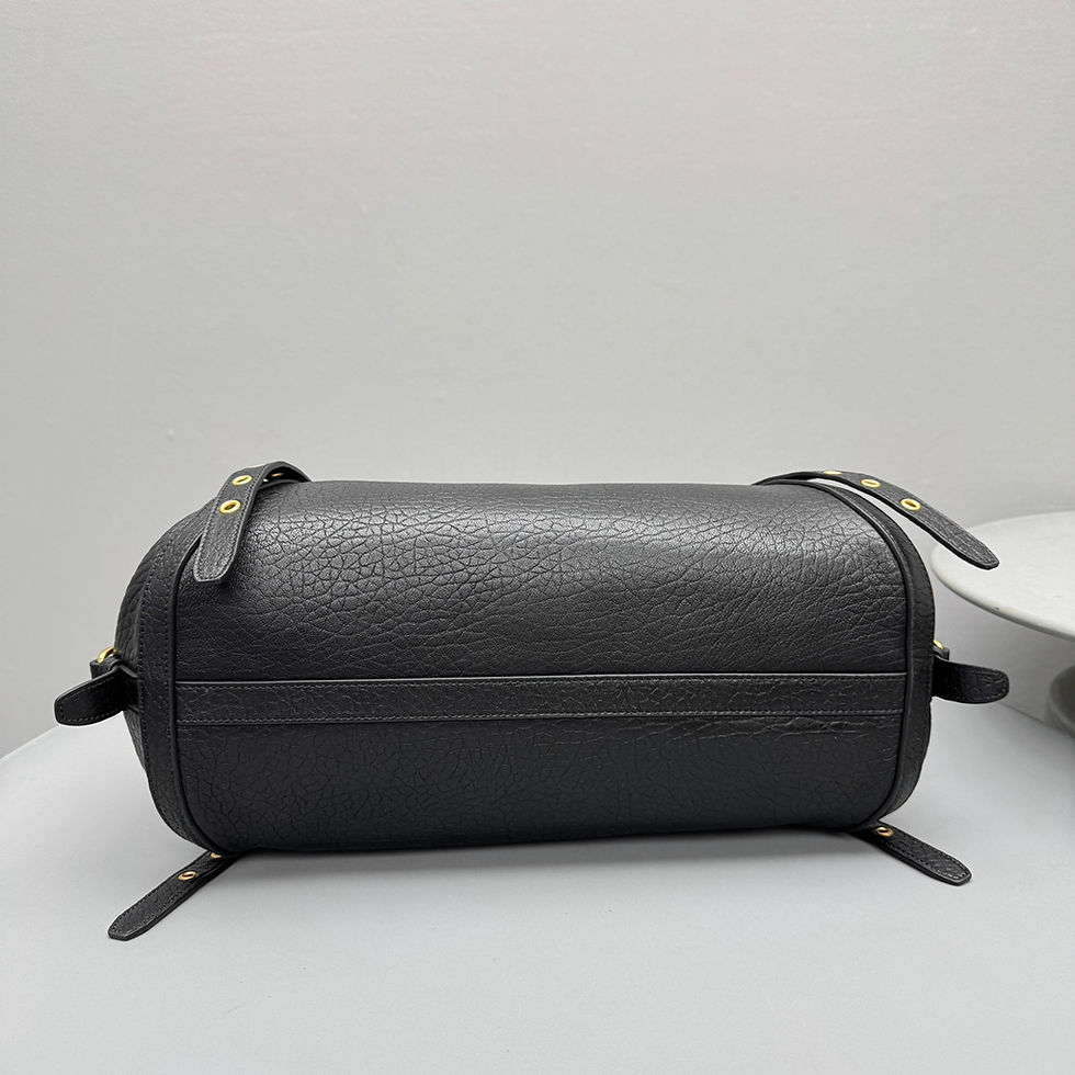 Thumbnail: MIU MIU LEATHER EYELETED TOTE BAG 