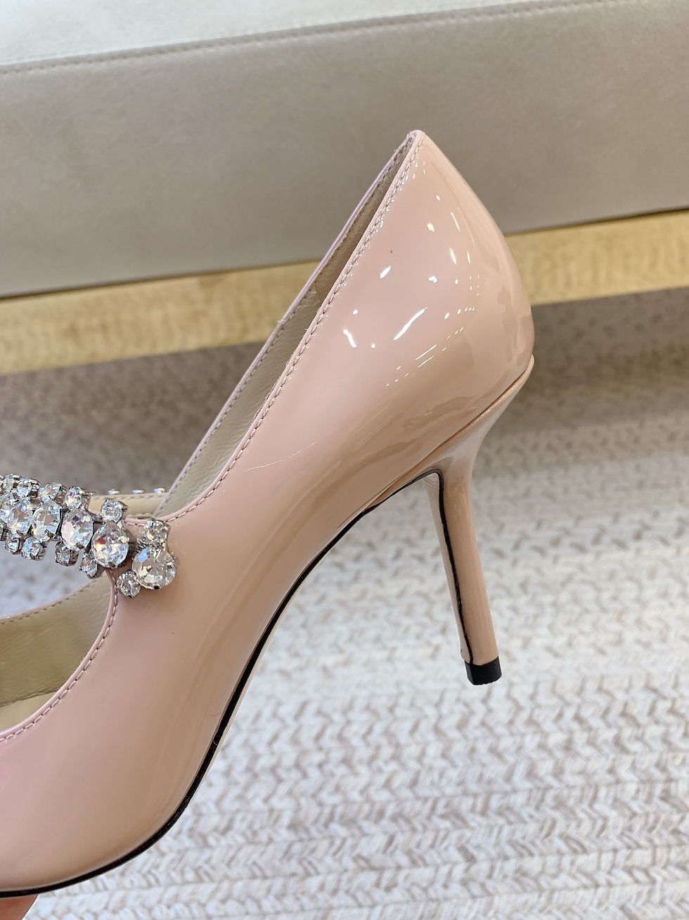 Thumbnail: JIMMY CHOO BING 85 CRYSTAL HEELS