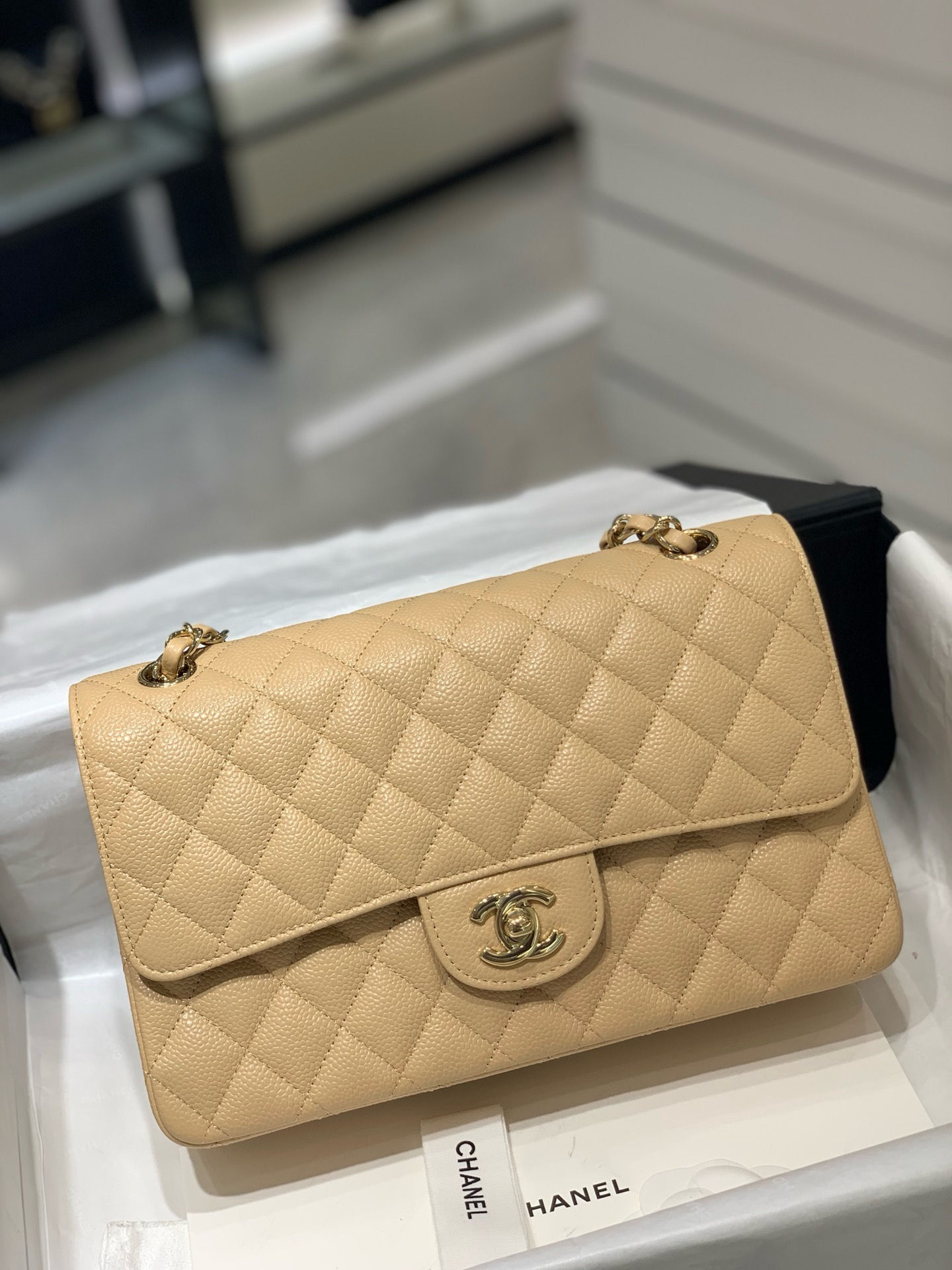CHANEL CF 25 MEDIUM CAVIAR GHW ULTIMATE BAG