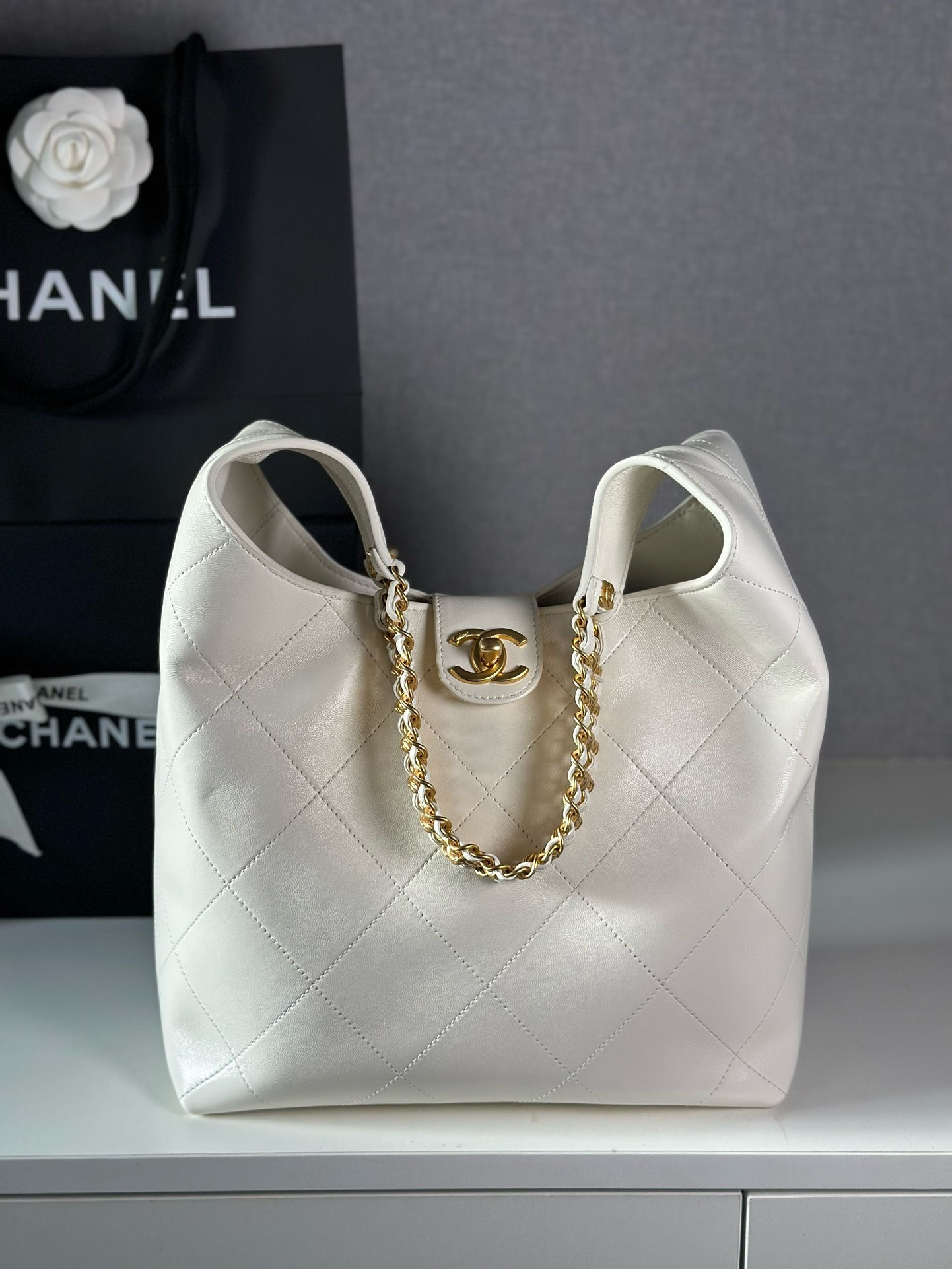 CHANEL 25P LARGE HOBO ULTIMATE BAG