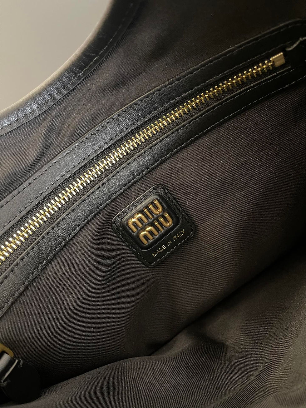 Thumbnail: MIU MIU IVY PLAID TOTE BAG 