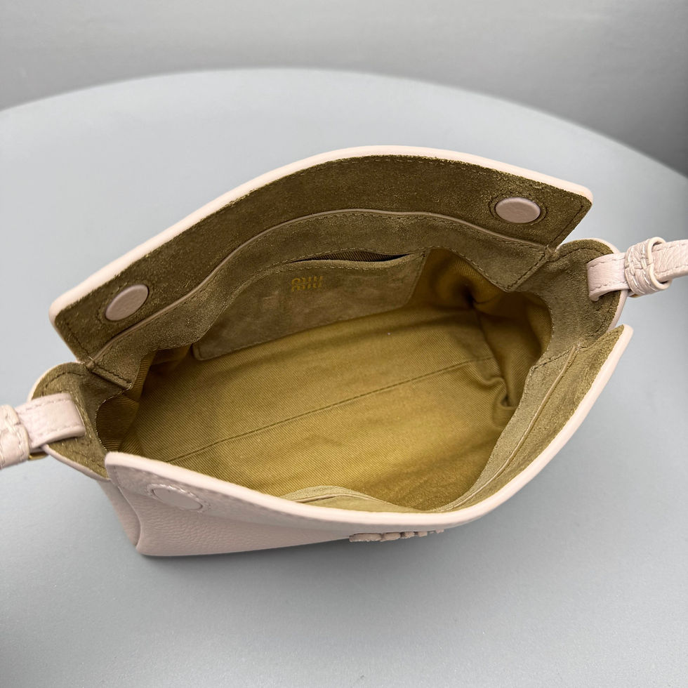 Thumbnail: MIU MIU NAPPA LEATHER POUCH BAG 