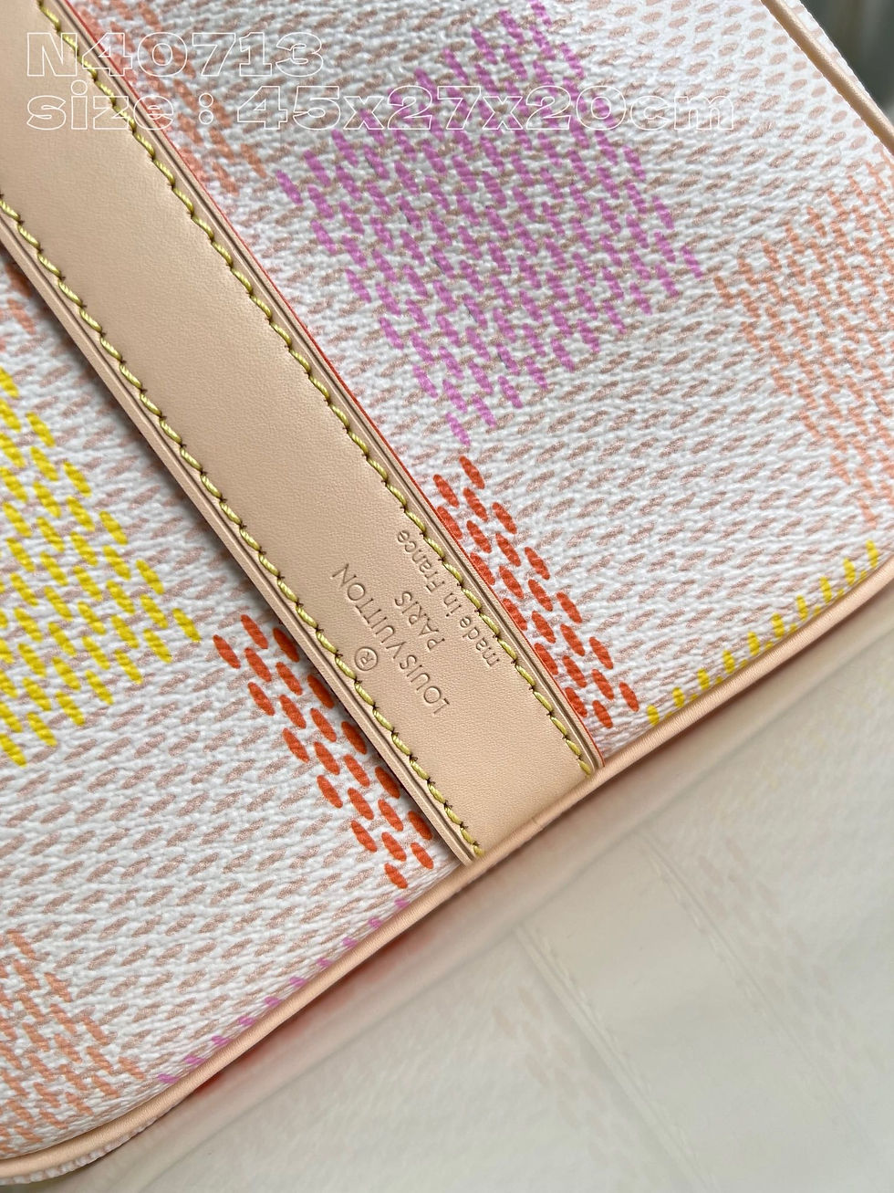 Thumbnail: LV KEEPALL 45 DAMIERLICIOUS BAG