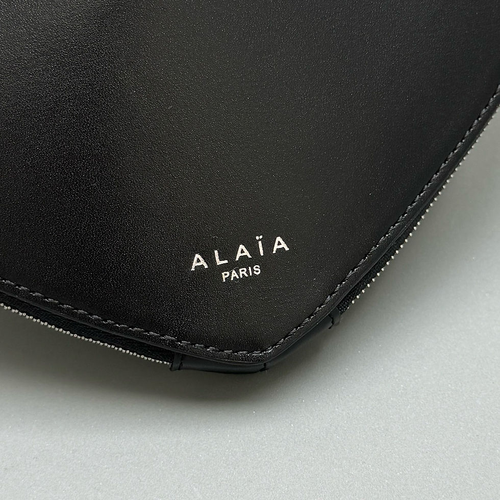 Thumbnail: ALAIA ALL BLACK BAG 