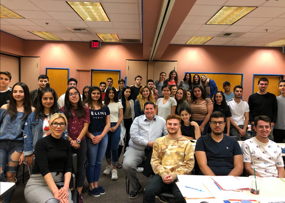 GYA with youth participants after a seminar
