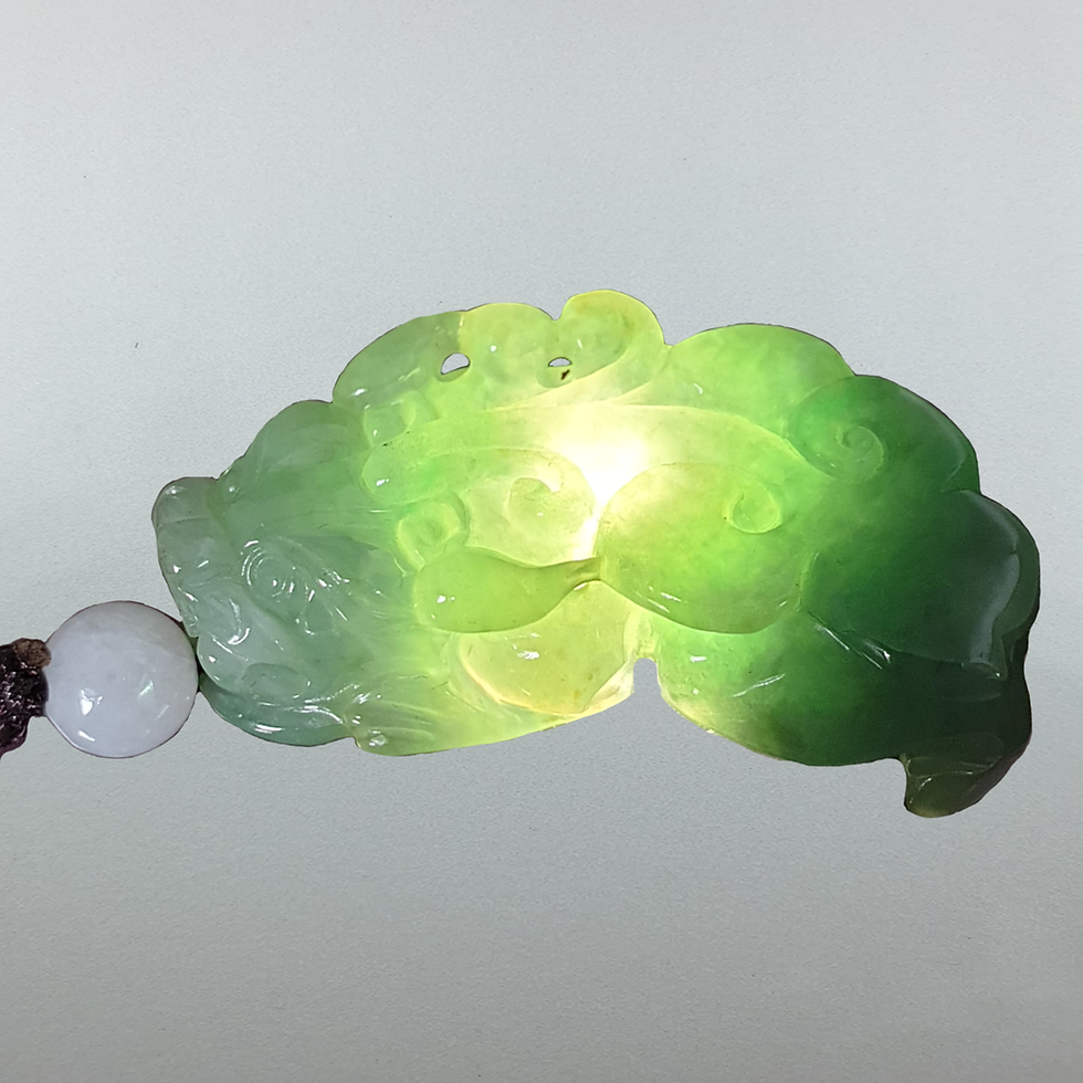 Thumbnail: A Pair of Green Pi Xiu (P80004-5)