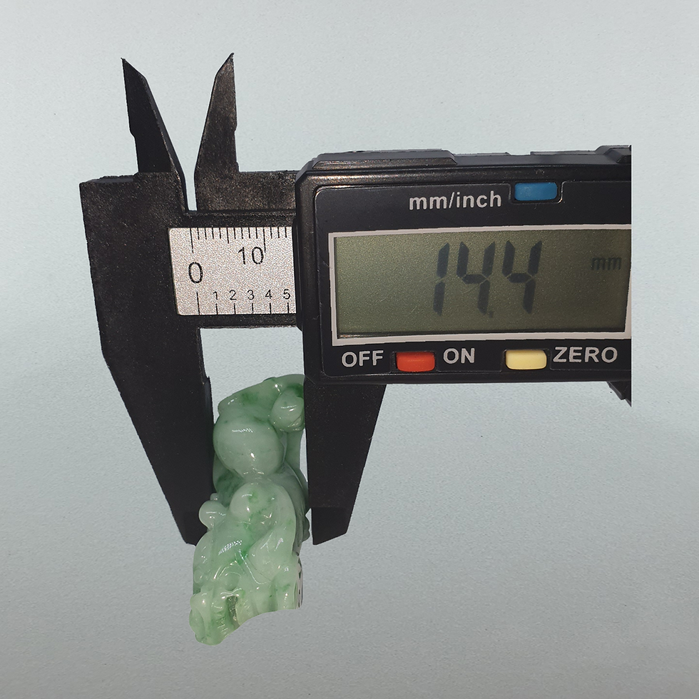 Thumbnail: A Pair of Apple Green Pi Xiu (P80011-12)
