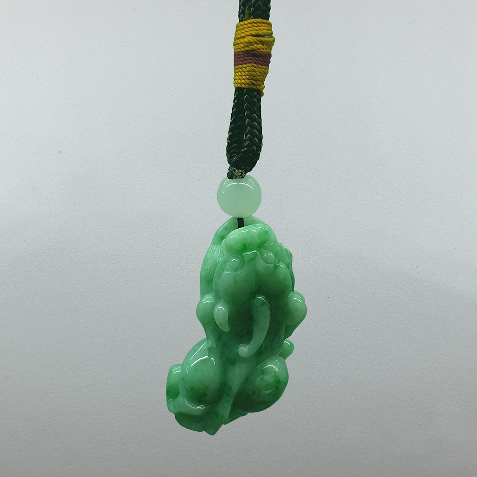 Thumbnail: A Pair of Apple Green Pi Xiu (P80011-12)