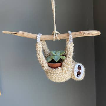 Seth the Sloth Succulent Holder