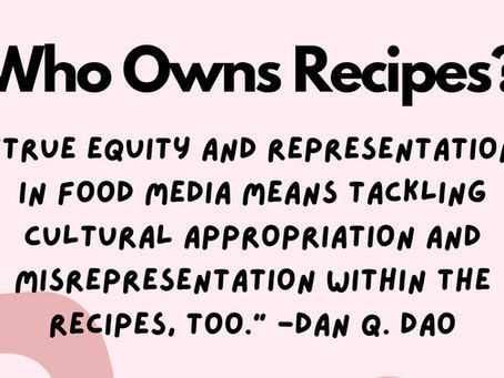 Working with Recipes in the Writing Classroom: Who Owns a Recipe? (Part 2)