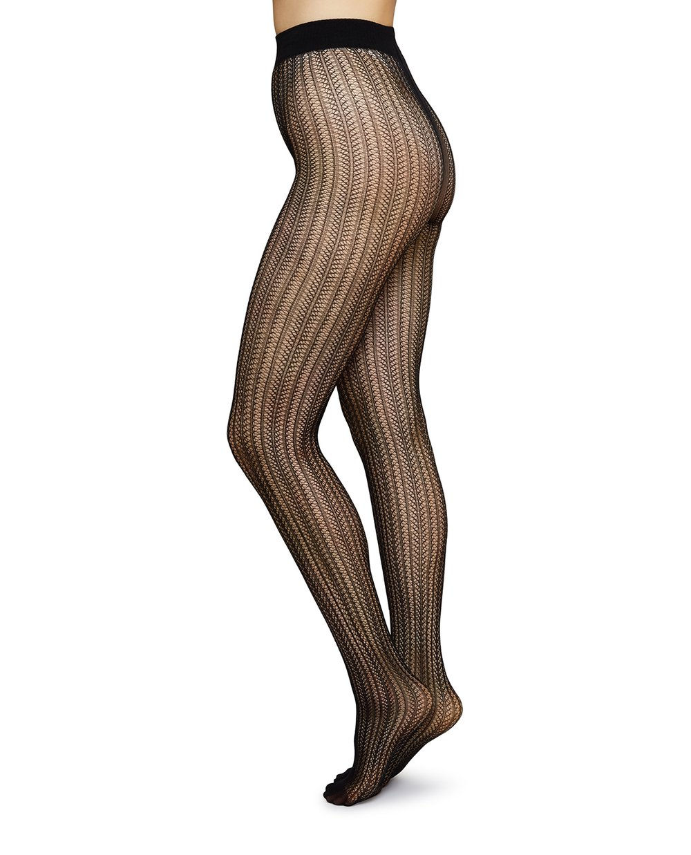 Sustainable Hosiery Swedish Stockings Selma Net Tights Australia NZ