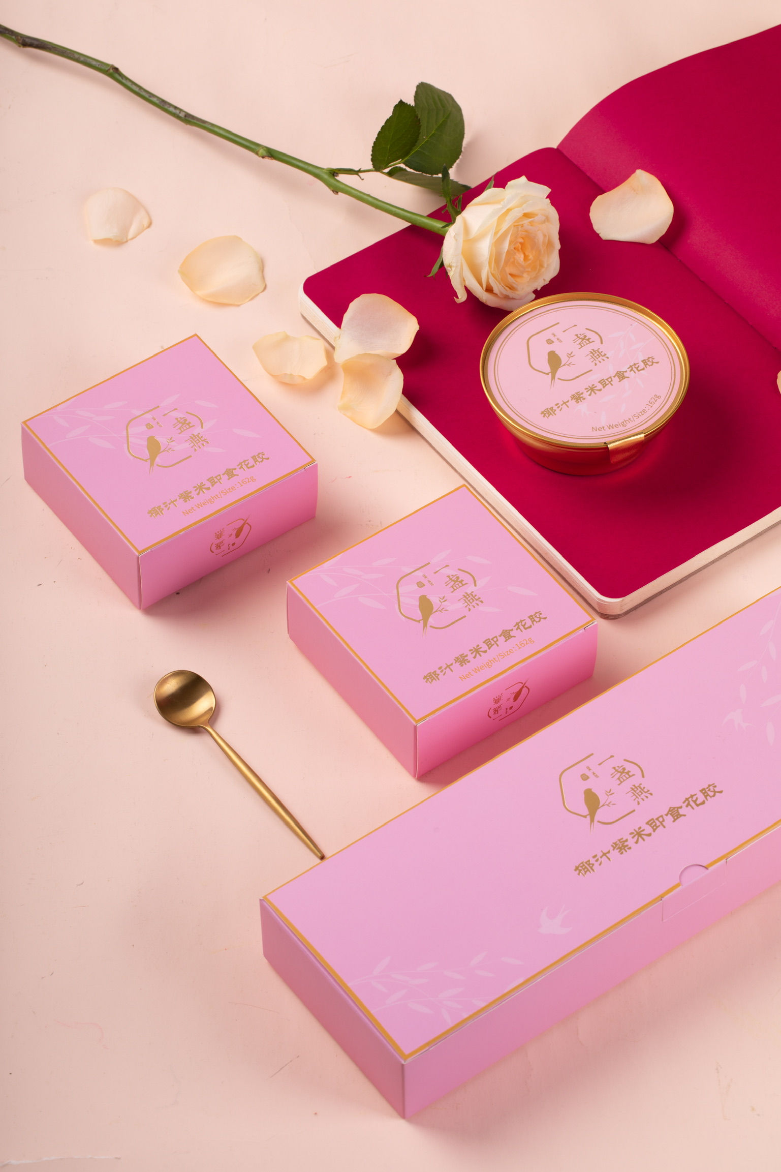 椰汁紫米花胶滋补礼盒