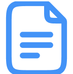 Blue file.