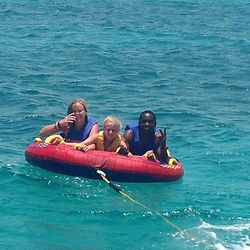 Zipping in style over these breathe taking waters of the Turks and Caicos