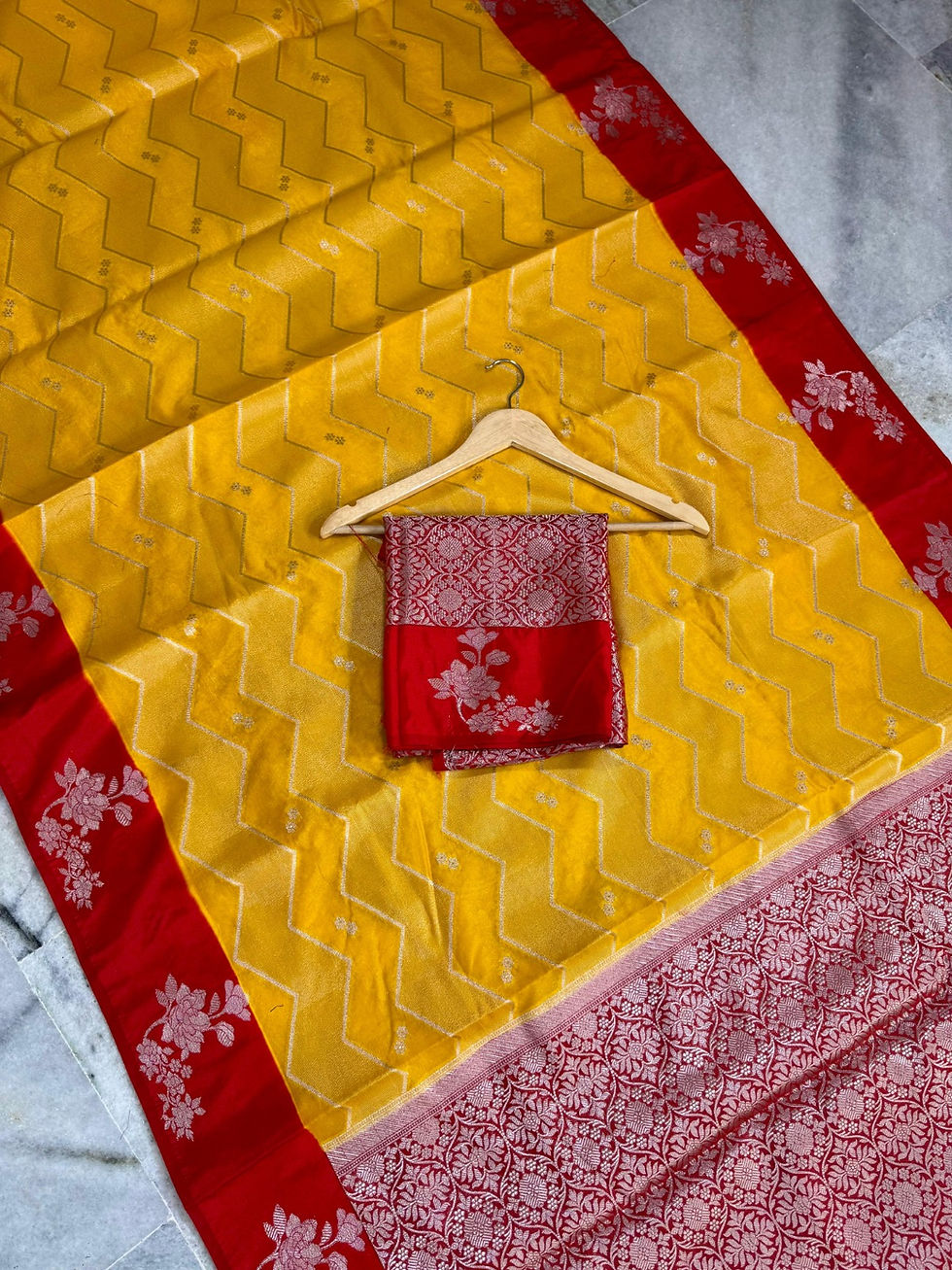 Banarasi Viscose Georgette Silk Saree DBT252