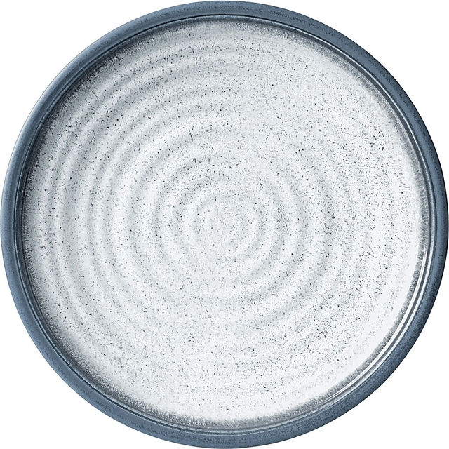 Essteller Melamin BRUNNER Tuscany Durchm. 25 cm Farbe creme / blau
