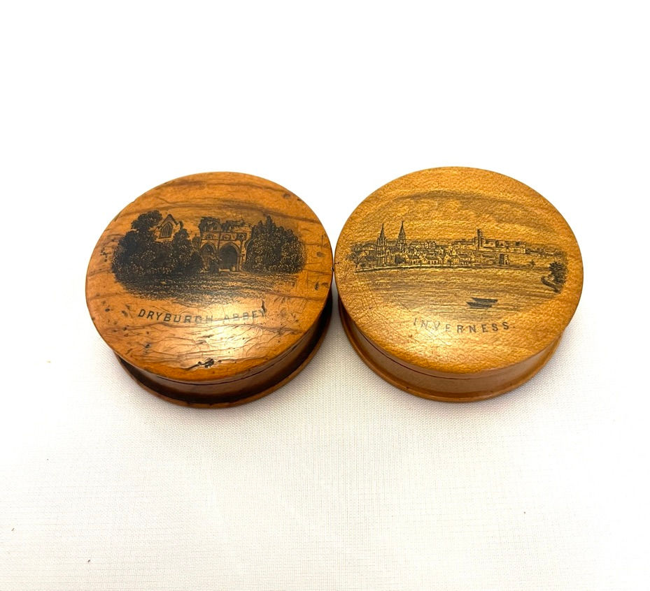 Mauchline Ware Snuff Boxes