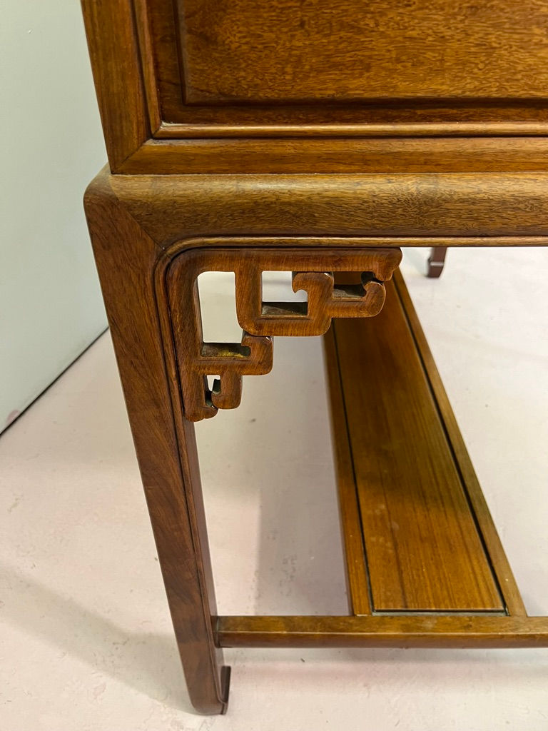 Thumbnail: A Mid-Century Chinese Hardwood Cylinder Bureau