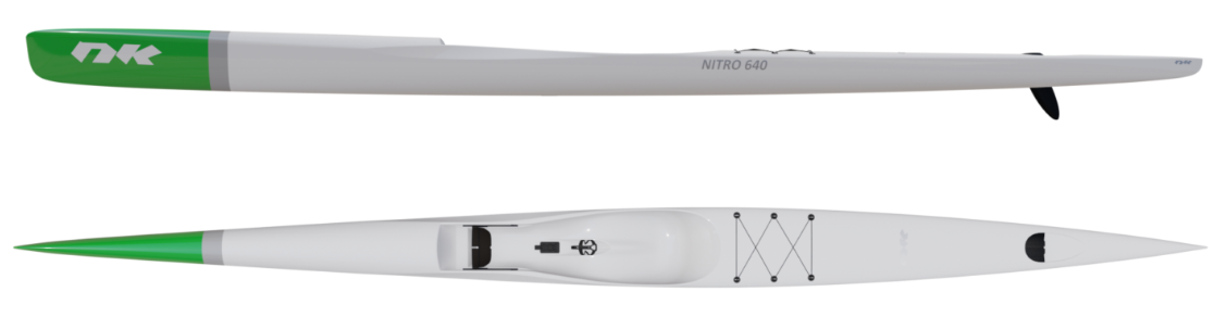 NK Nitro 640 - Carbon Lite - White & Green