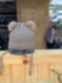 Tuque 2 pompons - Brune