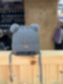 Tuque 2 pompons - Grise