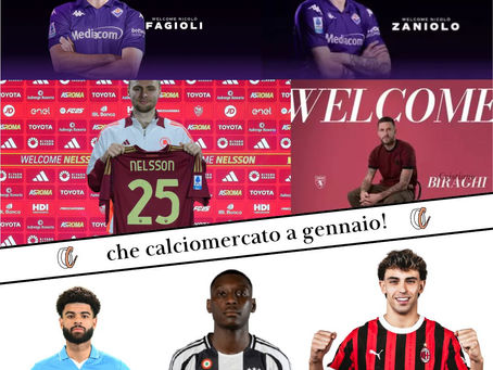 un grande calciomercato di gennaio per la serie a