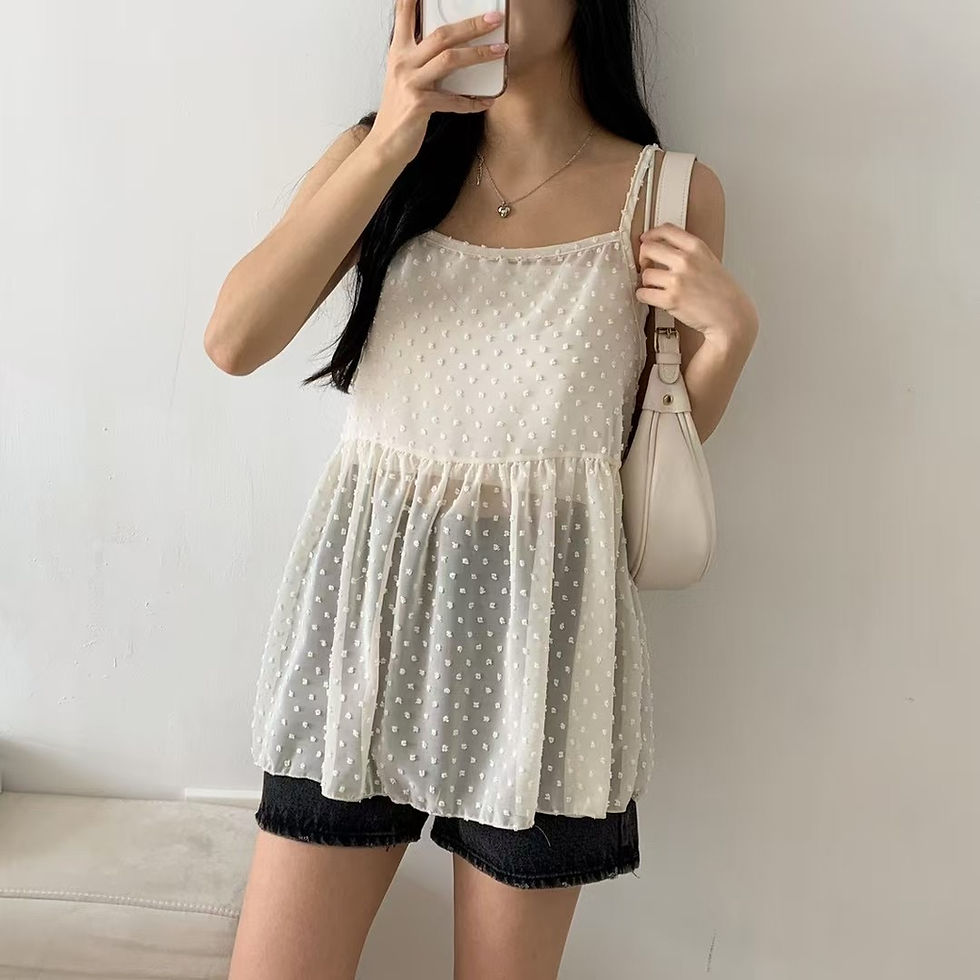 縮圖：立體波點前後兩著綁帶外襯背心
