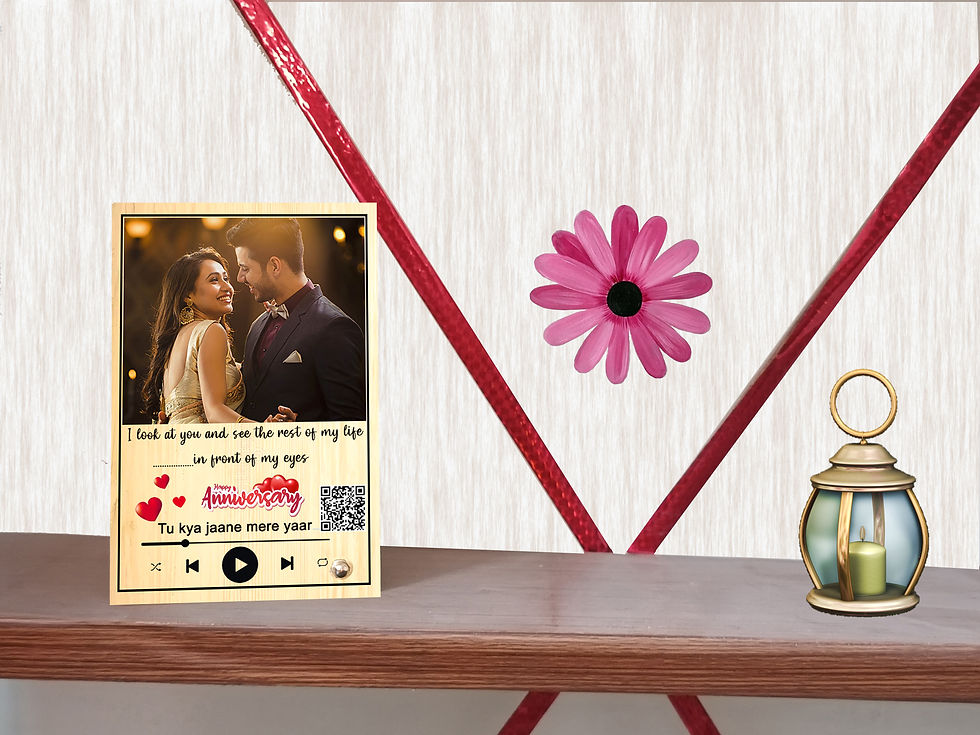 Thumbnail: Personalized Photo on Acrylic and Song QR