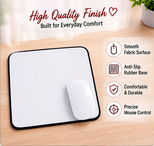 Thumbnail: Personalized Photo Mouse Pad – Custom Photo & Text Mouse Pad