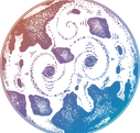 Colorful Abstract Swirl Circle