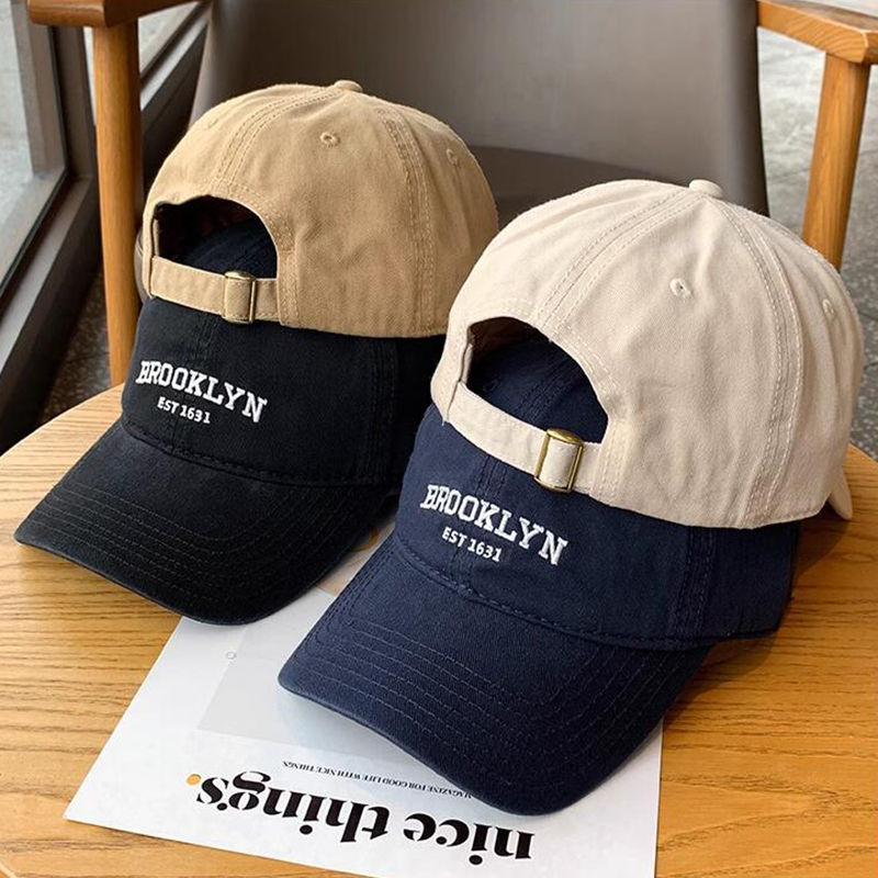Thumbnail: JK Korean Letters Embroidered Baseball Cap For Men Women Hip Hop Dad Trucker Vis