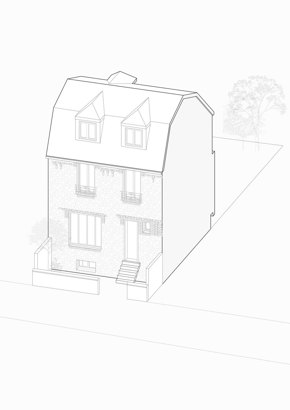 surélévation, extension,  architecture, paris, bois, rénovation, plywoodfurniture ,interiordesign ,minimal ,designboom, architecture d’interieur, design