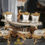 Thumbnail: BLUE DIAMOND SOFA AND DINING SET 