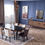 Thumbnail: PARIS CONTEMPORARY SOFA AND DINING SET