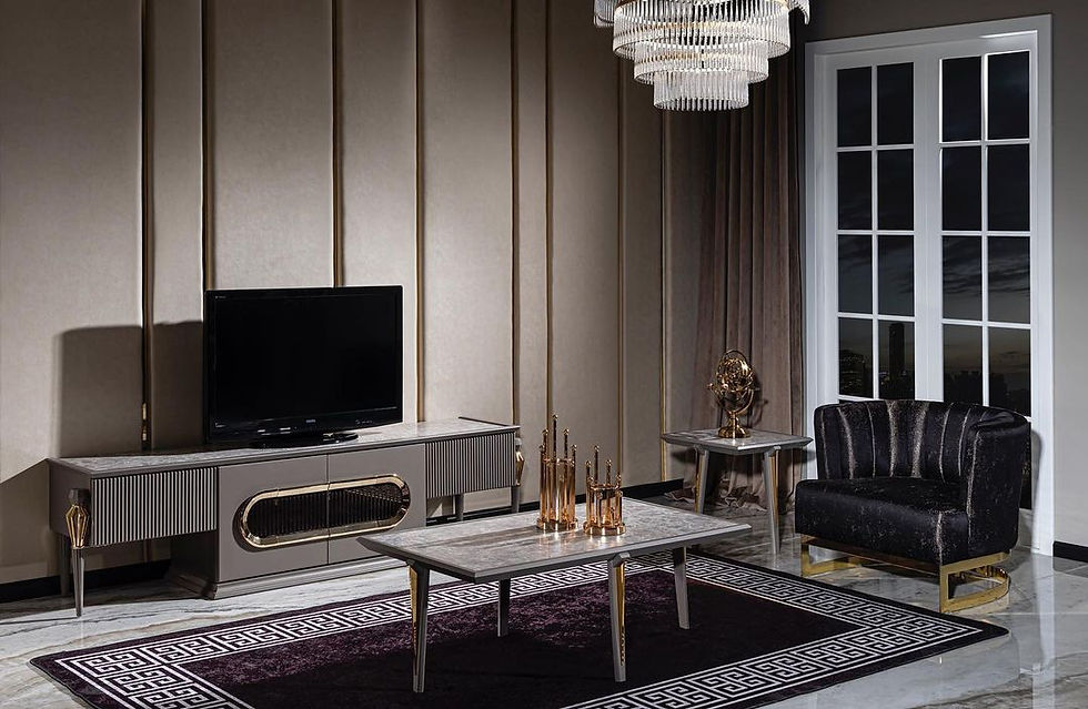 Thumbnail: MIMOSA CONTEMPORARY SOFA AND DINING SET 