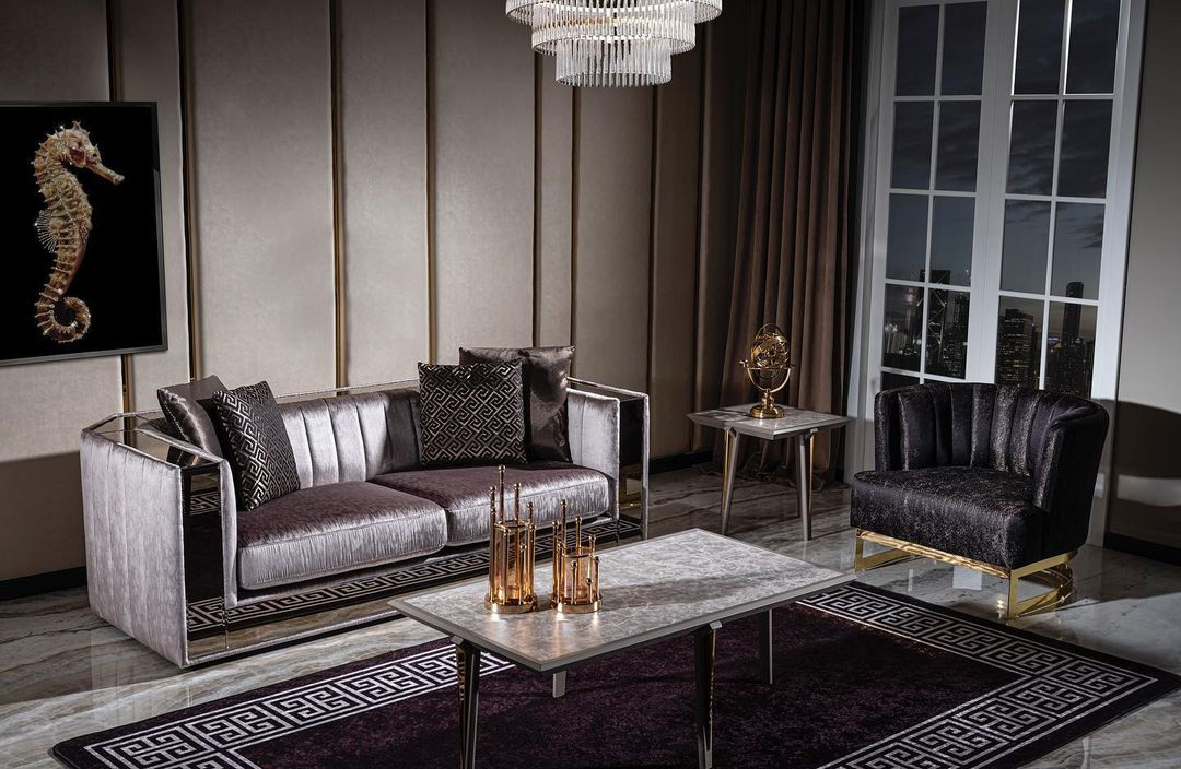 MIMOSA CONTEMPORARY SOFA AND DINING SET