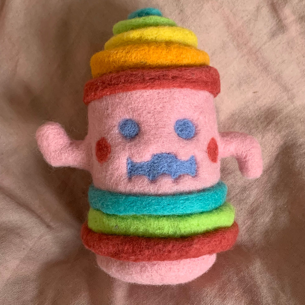 Thumbnail: Needle Felted Gyroids