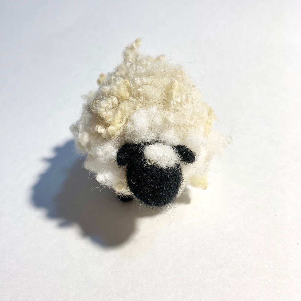 Thumbnail: Hand full of Sheep - Mini Sheep Needle Felting Workshop
