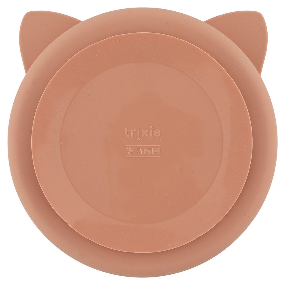 Miniature : Assiette avec ventouse en silicone et compartiments - Mrs. Cat - trixie