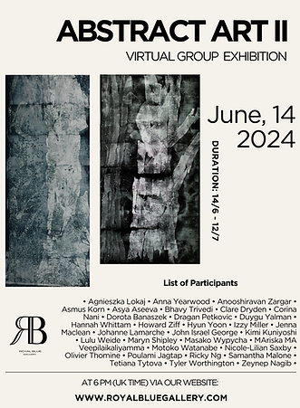 1. 'ABSTRACT ART' Edition II Exhibition Poster with artists' names list.png