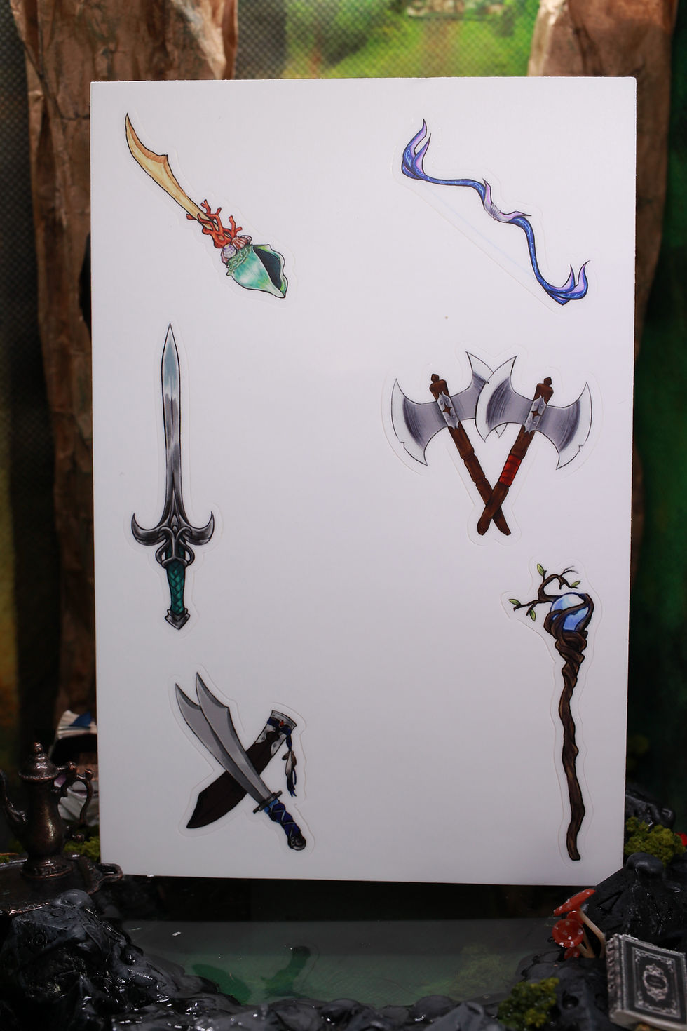 Thumbnail: Weapons Sticker Sheet