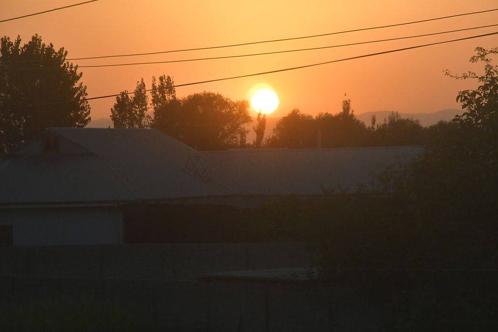 Sunrise at the border