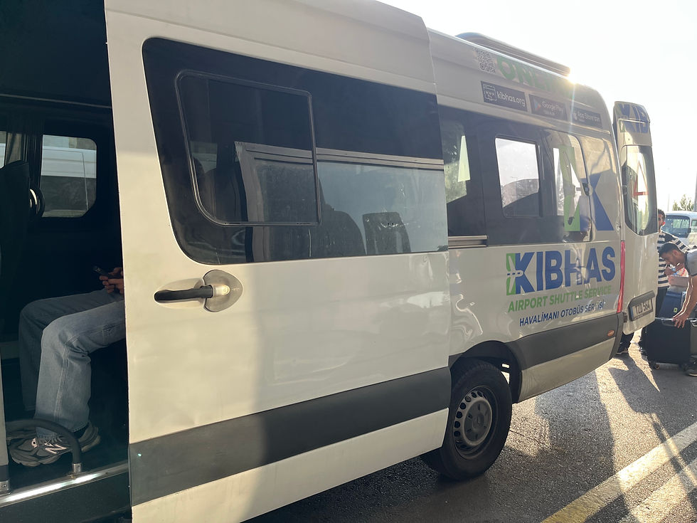 Boarding the bus