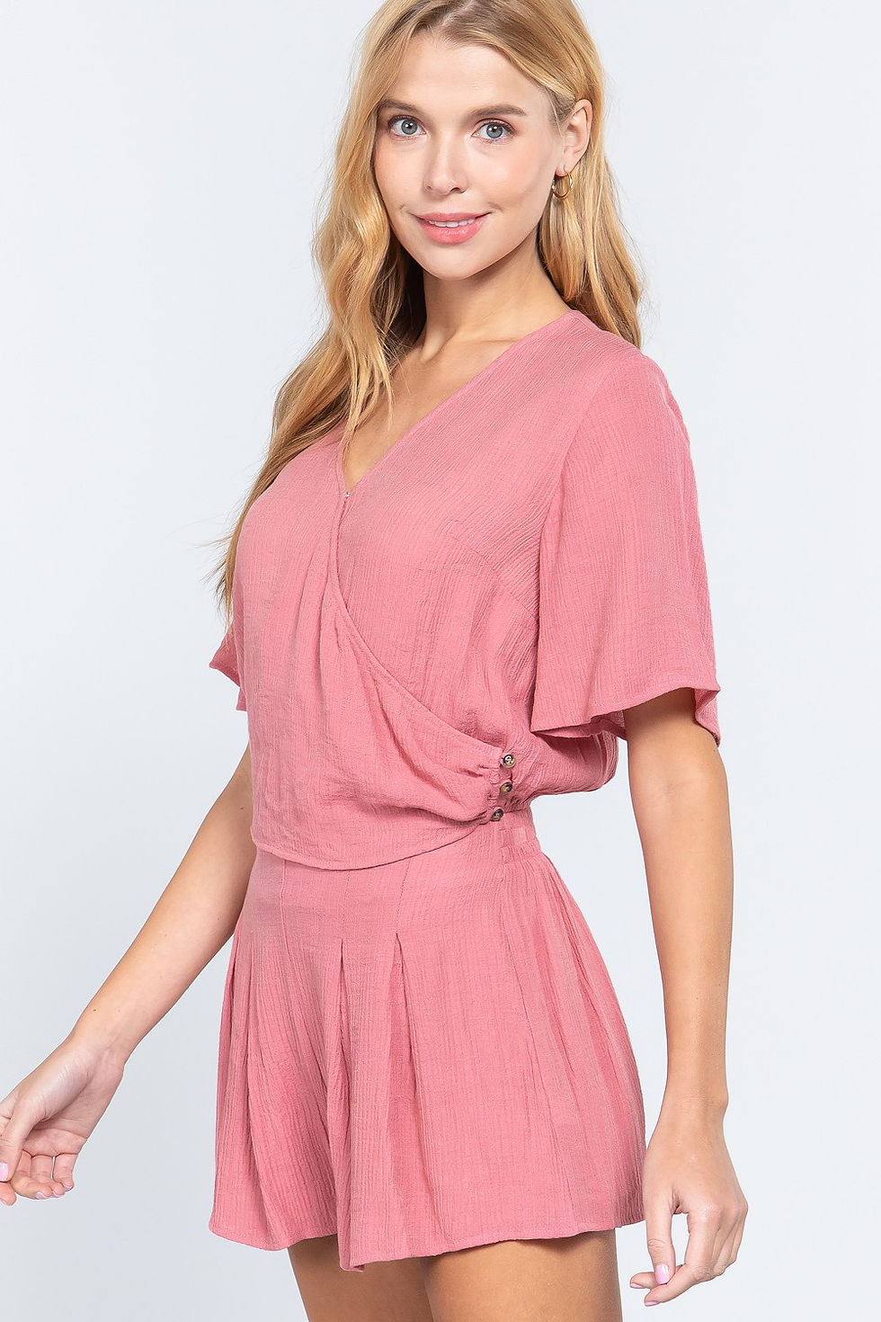 Miniatura: Set de Blusa Cruzada y Short