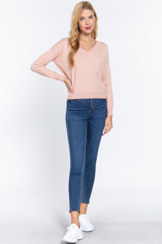 Miniatura: Sweater Espalda Cruzada Cuello en V