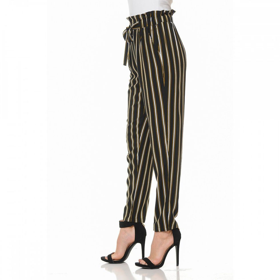 Miniatura: Pantalon Paperbag Rayas