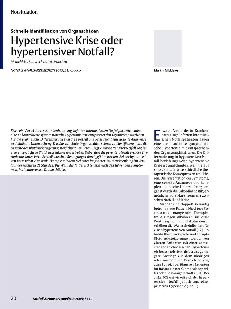 HYPERTENSIVE KRISE SYMPTOME URSACHEN THERAPIE visual data 7